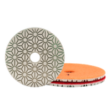 BRSCHNITT Dry & Wet 3-Step Diamond Polishing Pad Set for Granite Quartz Marble Stone Polishing