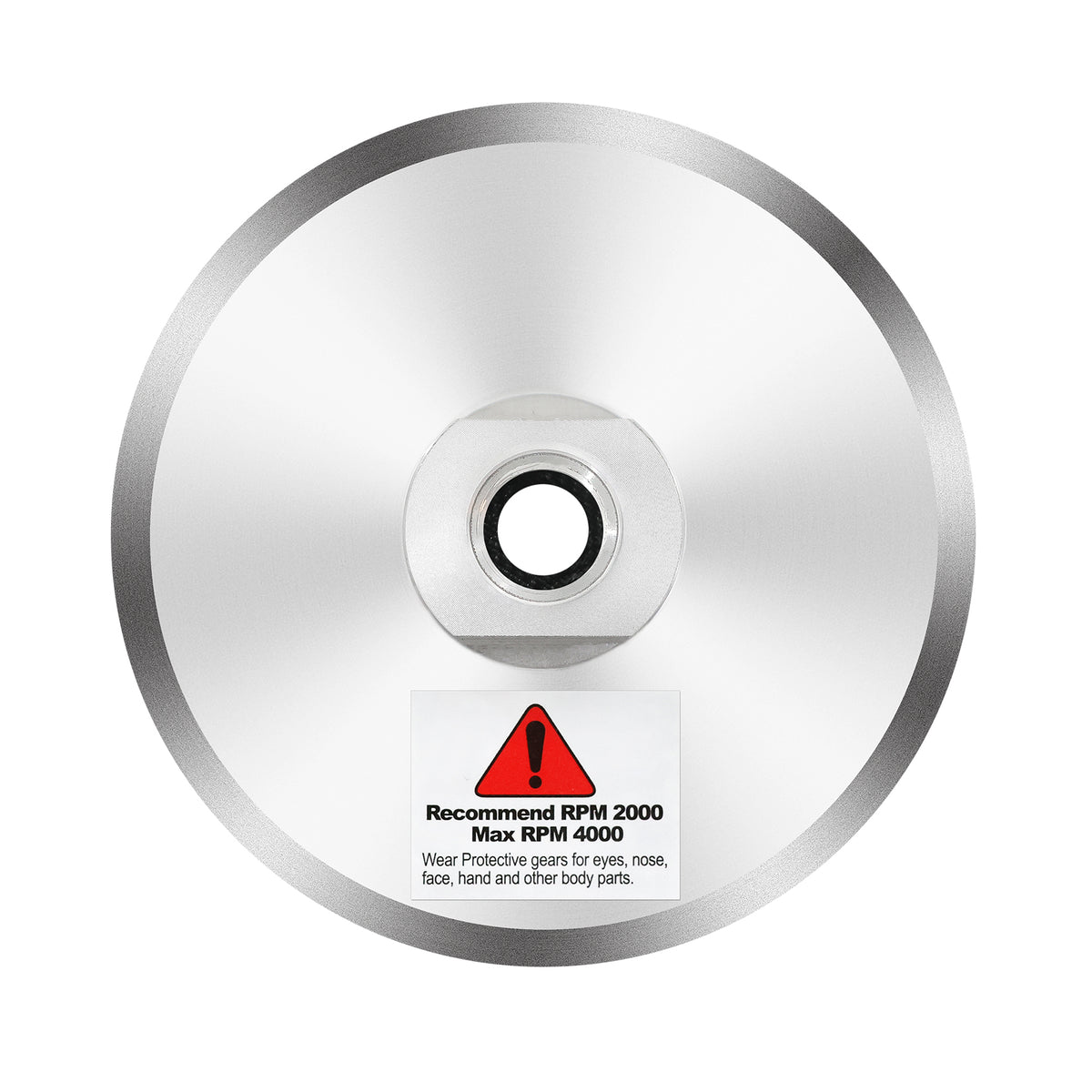 BRSCHNITT M14 & 5/8"-11 Thread Aluminium Backer Pad 3"-5" Hook and Loop Backing Pad for Diamond Polishing Pads
