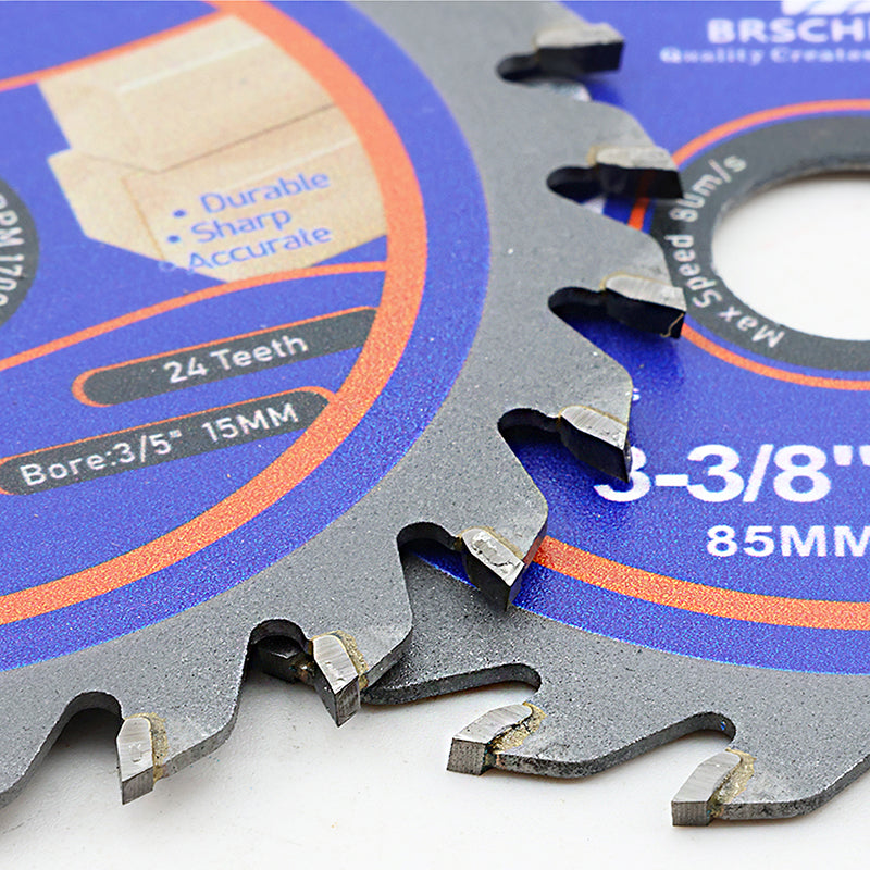 BRSCHNITT 4pcs 75mm TCT Cutting Disc Diameter 75mm Mini Saw Wood Working Saw Blades Plastics Saw Blade Wood Composites Cutting Wheel