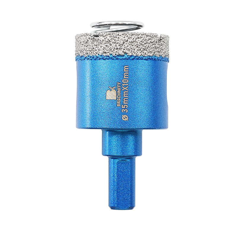 BRSCHNITT  1pc 20-65mm  Triangle Shank Diamond Hole Saw Diamond Core Drill Bits Set for Ceramic Tile Marble Granite Drilling Diamond Core Drill Bits