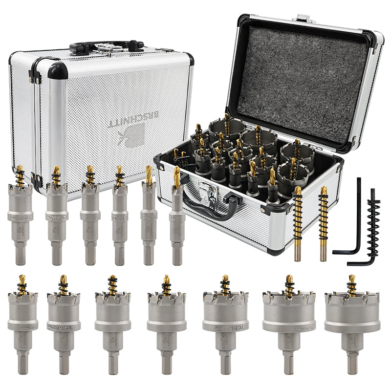 20pcs Hole Saw Drill Bit Alloy Carbide Cobalt Steel Cutter Stainless Steel Copper Steel Plate Metal Drill Bit Metal Drill bit