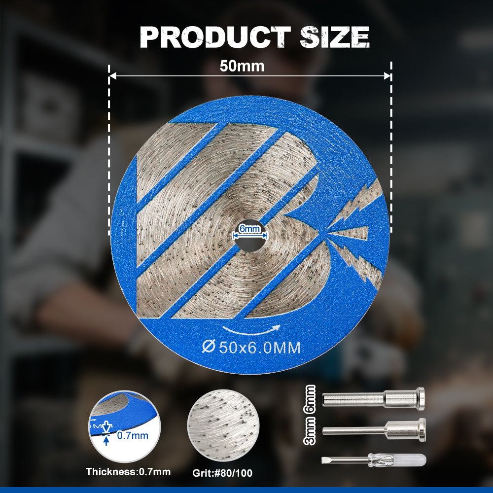 BRSCHNITT 5pcs 30-50mm Sintered Continuous Cutter Set for Tile