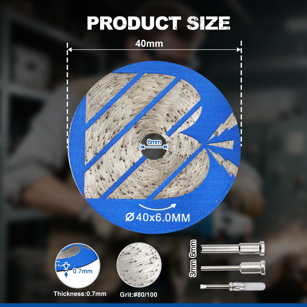 BRSCHNITT 5pcs 30-50mm Sintered Continuous Cutter Set for Tile