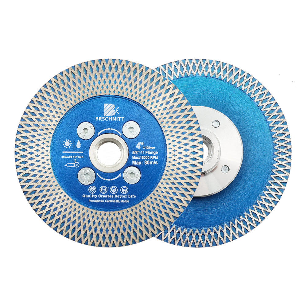 BRSCHNITT 4.5" Super Thin Diamond Cutting Grinding Disc For Ceramic Granite Marble