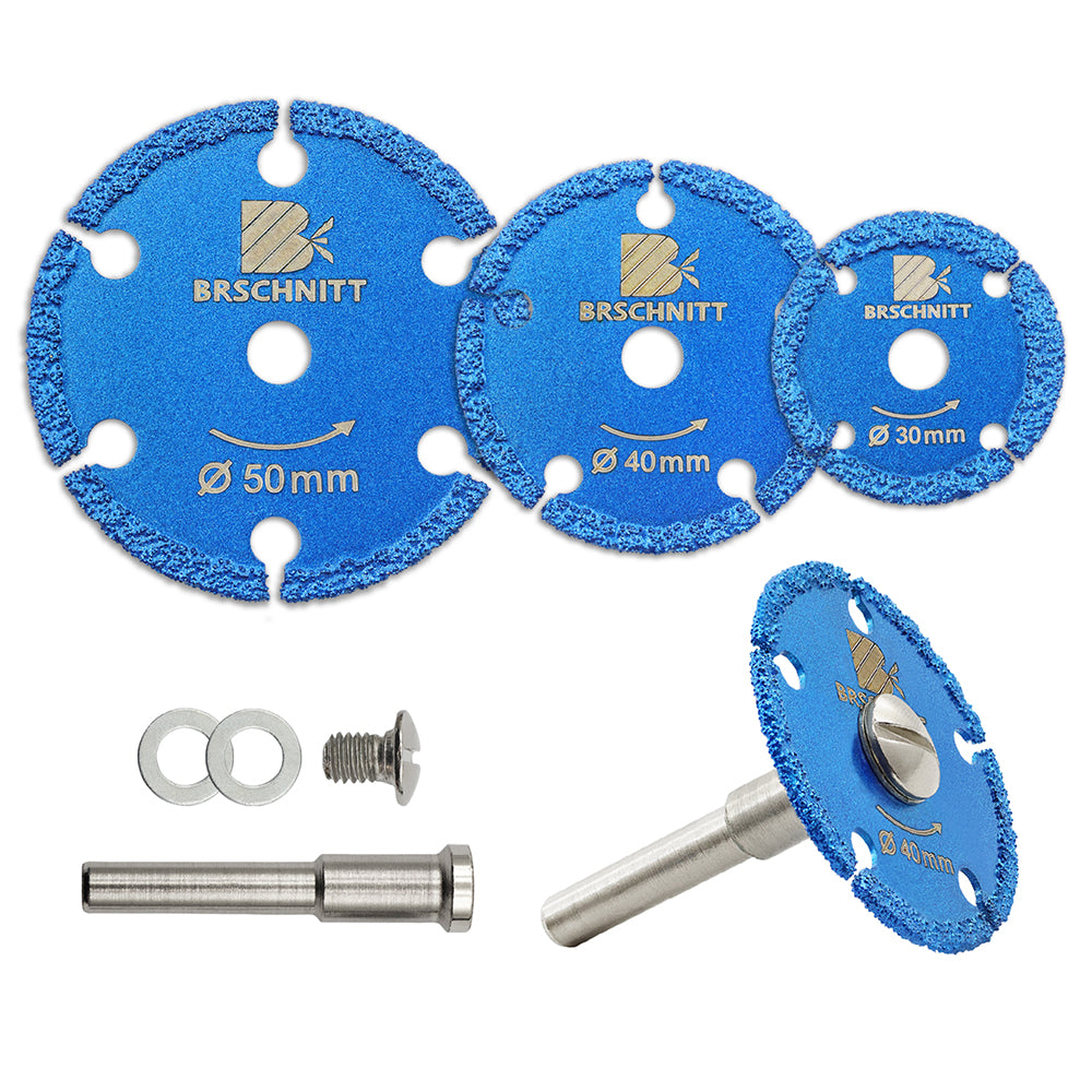 BRSCHNITT 30/40/50mm Mini Iron Cutting Disc Brazed Mini Saw Blade for Cutting Iron Mental