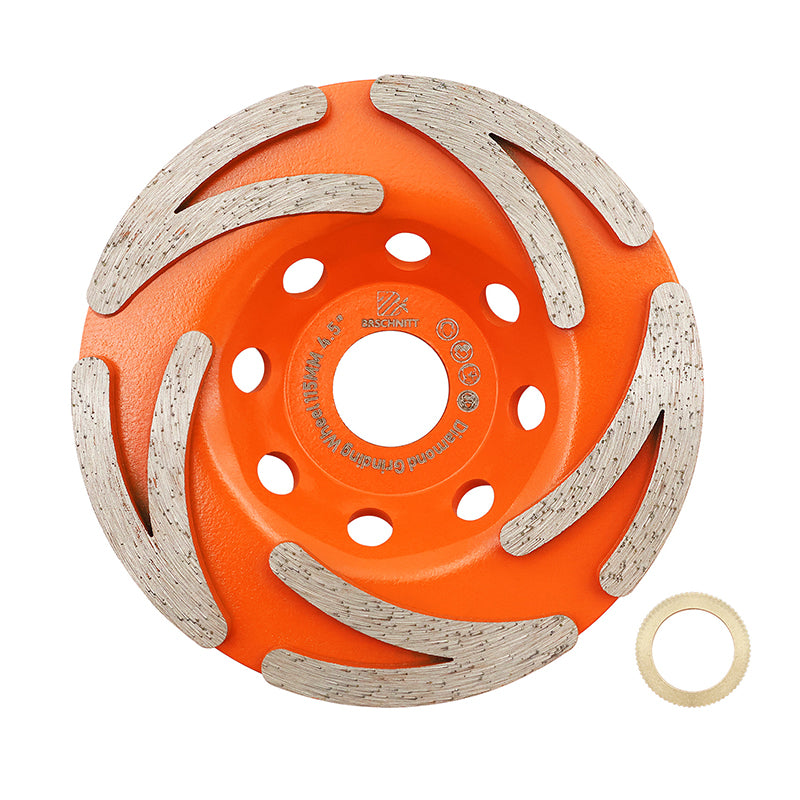 BRSCHNITT 4.5inch 115mm Sintering Cyclone Grinding Wheels For Concrete Masonry Hard stone Granite Marble